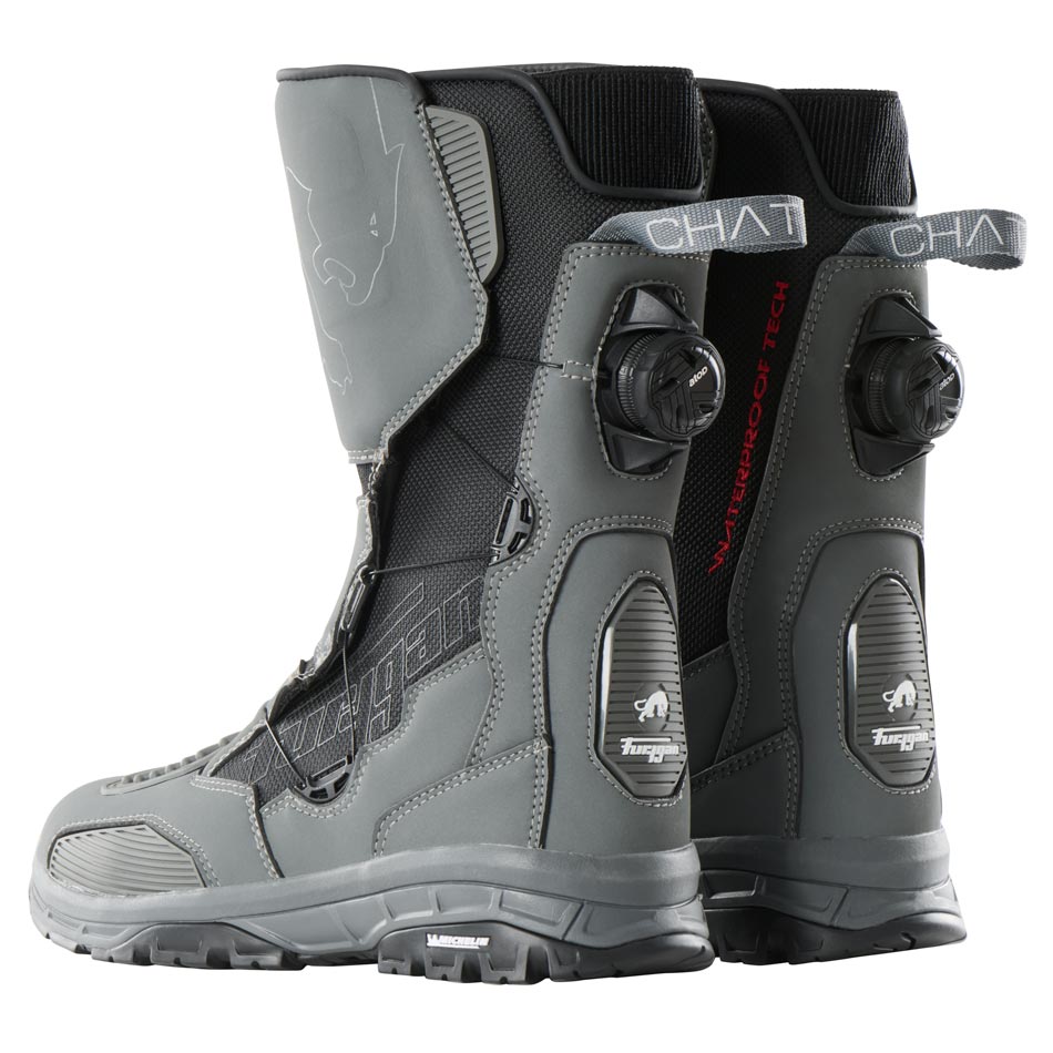 Chaussures Moto Furygan CHATTAN D3O® — Homologué CE Gris - Noir - LE PRATIQUE DU MOTARD