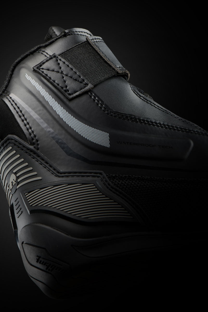 Chaussures Moto Femme Étanches | Furygan™ V5 D3O® Lady WP Noir Anthracite — détail