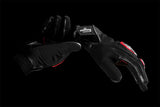 Gants Moto Furygan SHADE Noir - Rouge — Certifié CE - LE PRATIQUE DU MOTARD