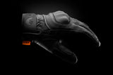 Gants Moto Femme Cuir Toutes Saisons — Noir, vue detail 2
