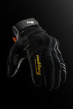 Gants Moto Furygan JET NEON D3O® LADY Noir - Blanc - Or — Certifié CE - LE PRATIQUE DU MOTARD