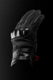 Gants Moto Femme Mi-Saison Homologués CE — Noir, vue detail 2