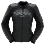 Blouson Moto Femme Cuir Stretch | Furygan™ Romy — vue trois quarts