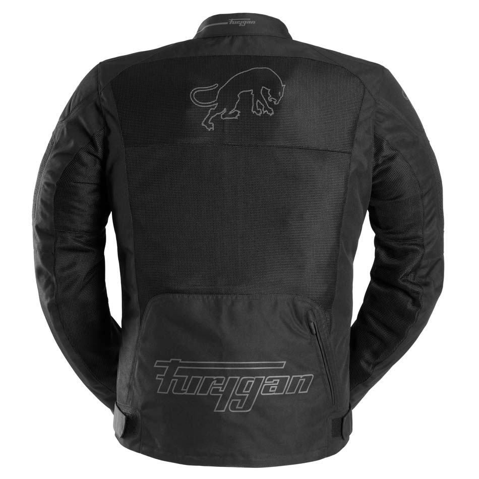 Blouson Moto Furygan AQUILON — Protection CE Niveau A Noir - Gris - LE PRATIQUE DU MOTARD