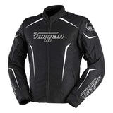 Blouson Moto Furygan YORI — Protection CE Niveau AA Noir - Blanc - Blanc - LE PRATIQUE DU MOTARD