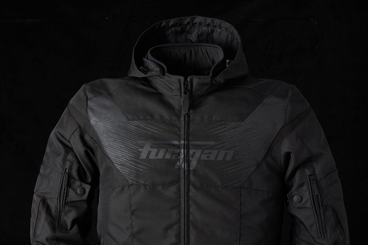 Blouson Moto Furygan SHARD — Protection CE Niveau AA Noir - Noir - LE PRATIQUE DU MOTARD