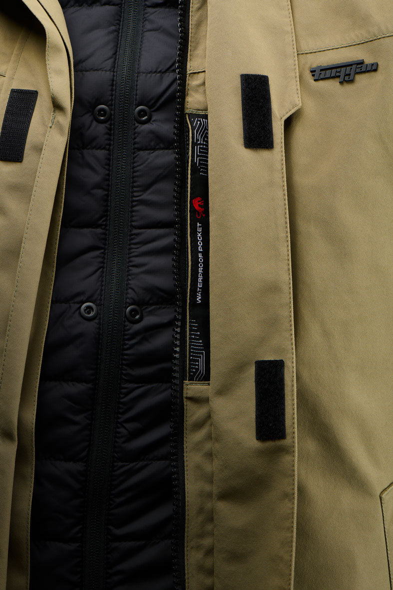 Veste Moto 3/4 Urbaine Hiver | Furygan™ Stockholm PrimaLoft® — détail
