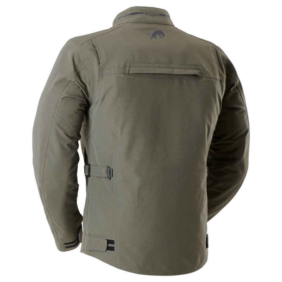 Blouson Moto Furygan HARRIS TROOPER — Protection CE Niveau A Kaki - LE PRATIQUE DU MOTARD