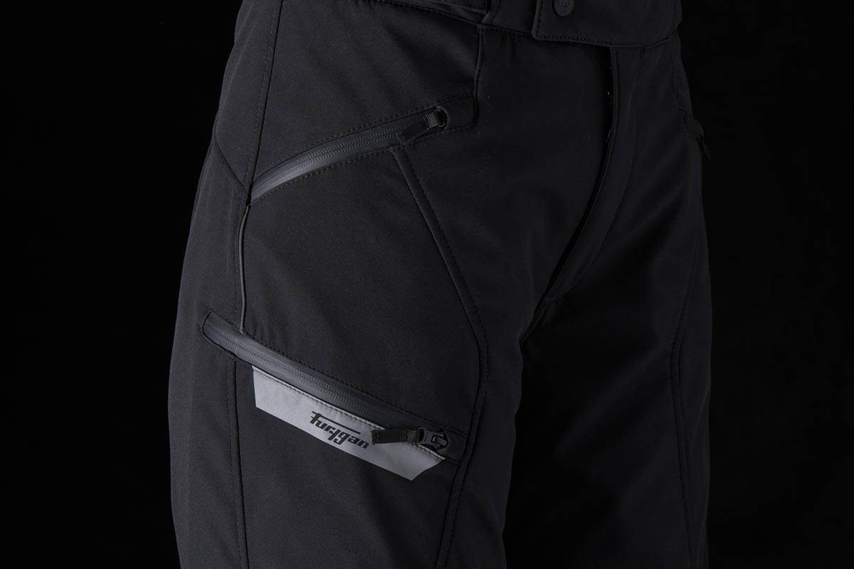Pantalon Moto Furygan SOFTSHELL PANT — Protection CE Niveau AA Noir - LE PRATIQUE DU MOTARD