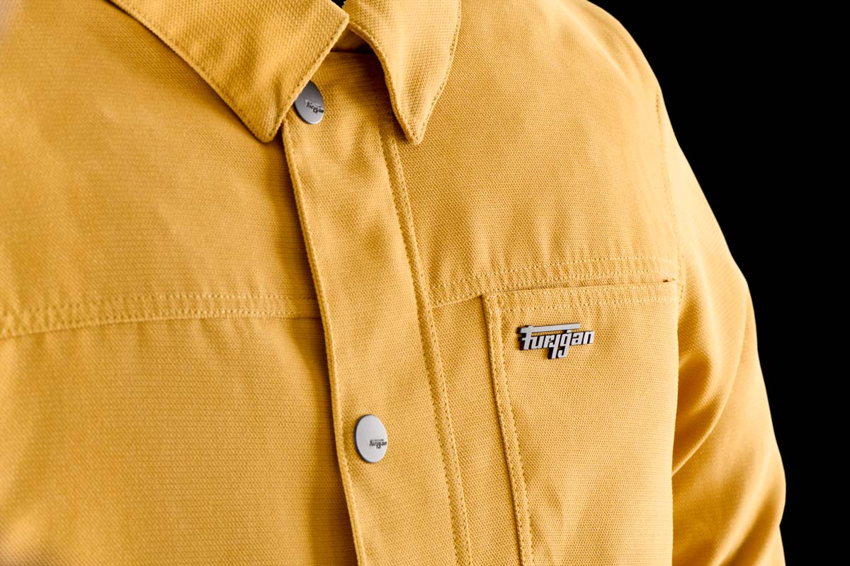 Blouson Moto Furygan MARLON X KEVLAR® — Protection CE Niveau AA Camel - LE PRATIQUE DU MOTARD