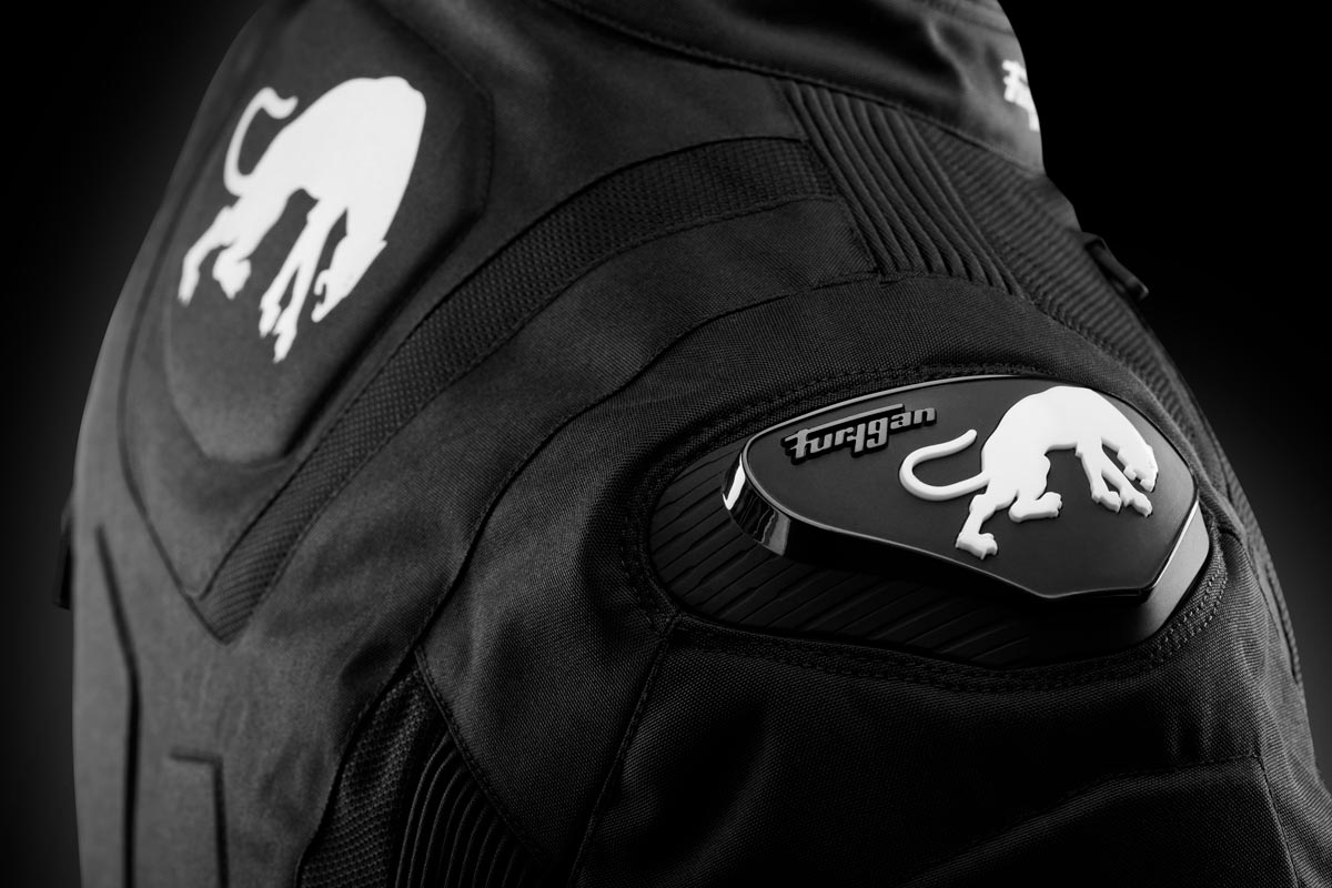 Blouson Moto Furygan TX RAPTOR — Protection CE Niveau AA Noir - Blanc - LE PRATIQUE DU MOTARD