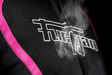 Blouson Moto Furygan ODESSA VENTED 3IN1 — Protection CE Niveau A Noir - Blanc - Rose - LE PRATIQUE DU MOTARD