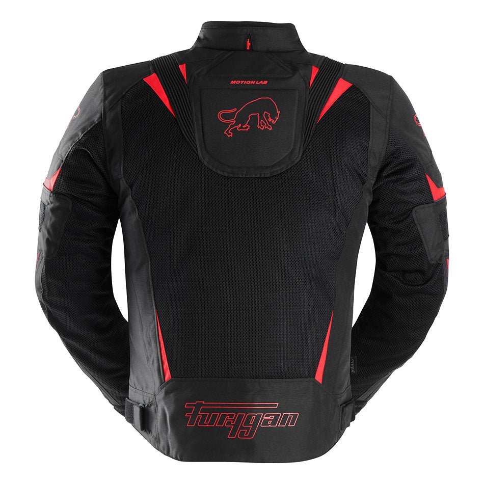 Blouson Moto Furygan ULTRASPARK 3IN1 VENTED+ — Protection CE Niveau A Noir - Rouge - LE PRATIQUE DU MOTARD