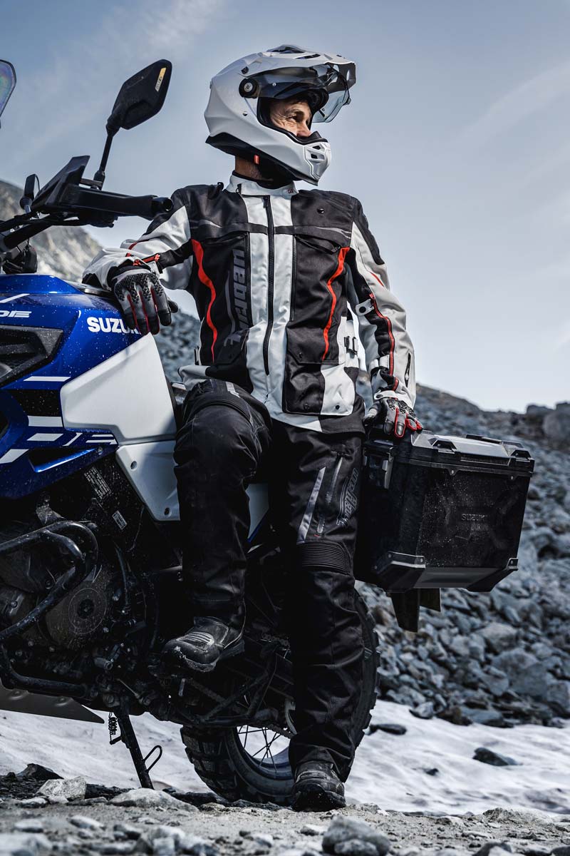 Blouson Moto Furygan MONTROC KEVLAR® PRIMALOFT® 3IN1+ — Protection CE Niveau AA Noir - Pearl - Rouge - LE PRATIQUE DU MOTARD