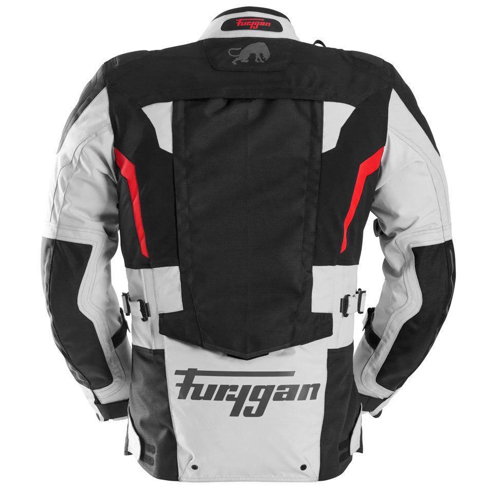 Blouson Moto Furygan MONTROC KEVLAR® PRIMALOFT® 3IN1+ — Protection CE Niveau AA Noir - Pearl - Rouge - LE PRATIQUE DU MOTARD