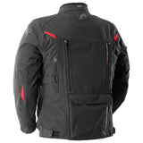 Blouson Moto Furygan CHALLENGER 3C PRIMALOFT® — Protection CE Niveau AA Noir - Rouge - LE PRATIQUE DU MOTARD