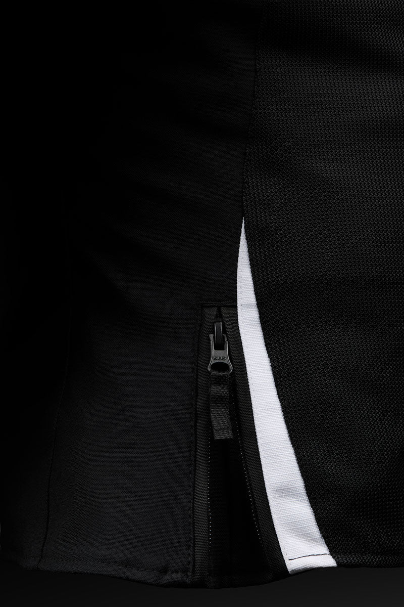 Blouson Moto Femme 4 Saisons Noir | Furygan™ Odessa Evo 3in1 Vented+ Noir Blanc — détail