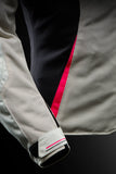 Blouson Moto Femme Clair Perle et Rose | Furygan™ Odessa Evo 3in1 Vented+ Pearl Noir Rose — détail