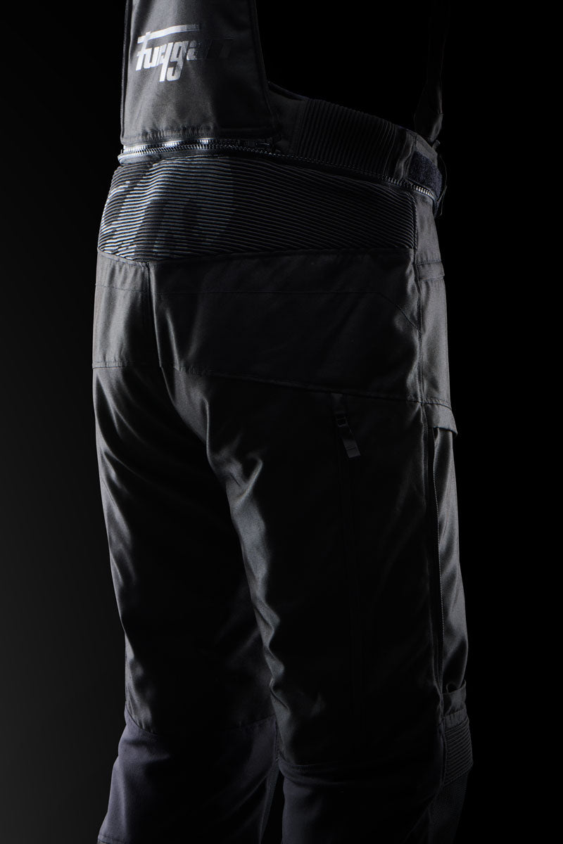 Pantalon Moto 3 en 1 Ventilé Homologué AA — Noir, vue detail 2