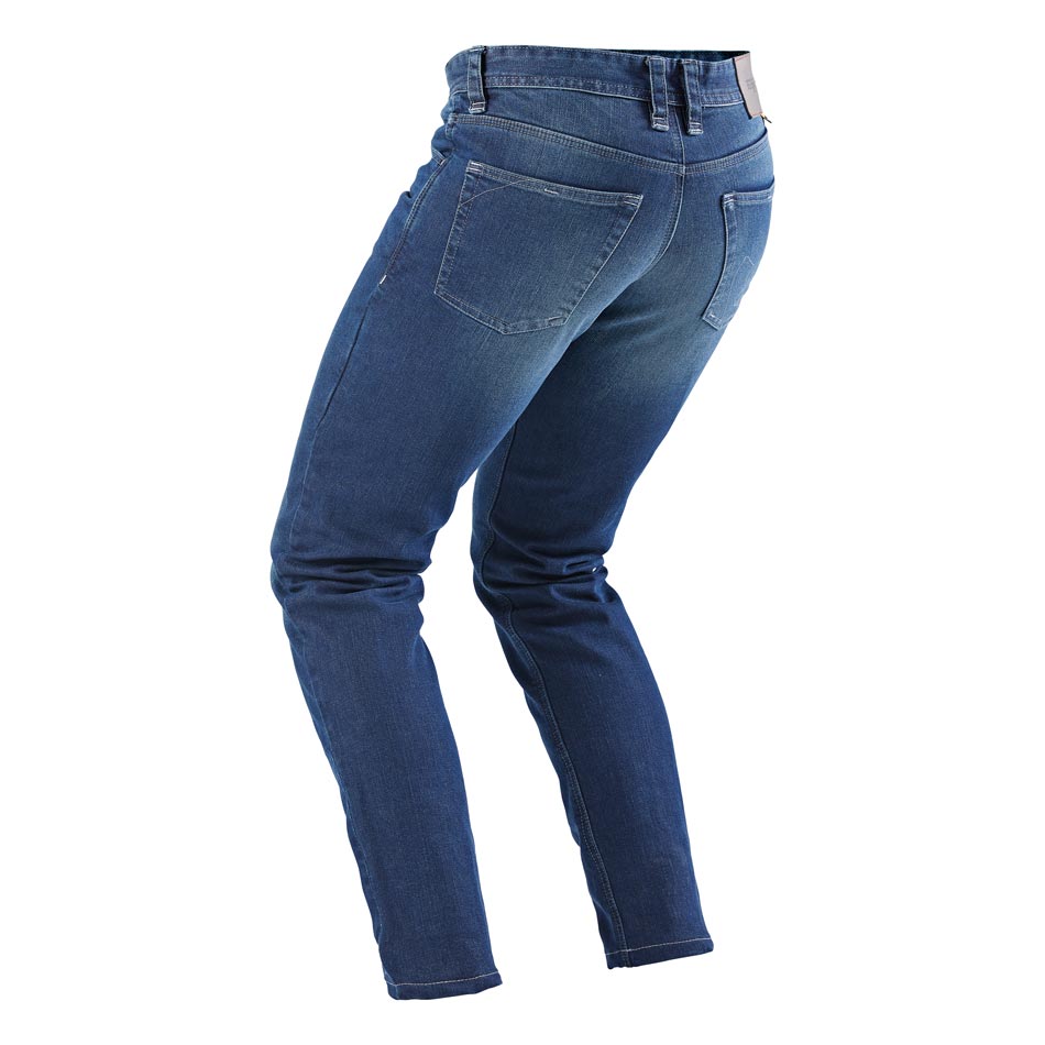Pantalon Moto Furygan D12 X KEVLAR® STRAIGHT — Protection CE Niveau AA Medium blue - LE PRATIQUE DU MOTARD