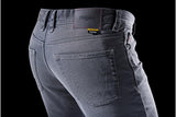 Pantalon Moto Furygan D12 X KEVLAR® STRAIGHT — Protection CE Niveau AA Gris - LE PRATIQUE DU MOTARD