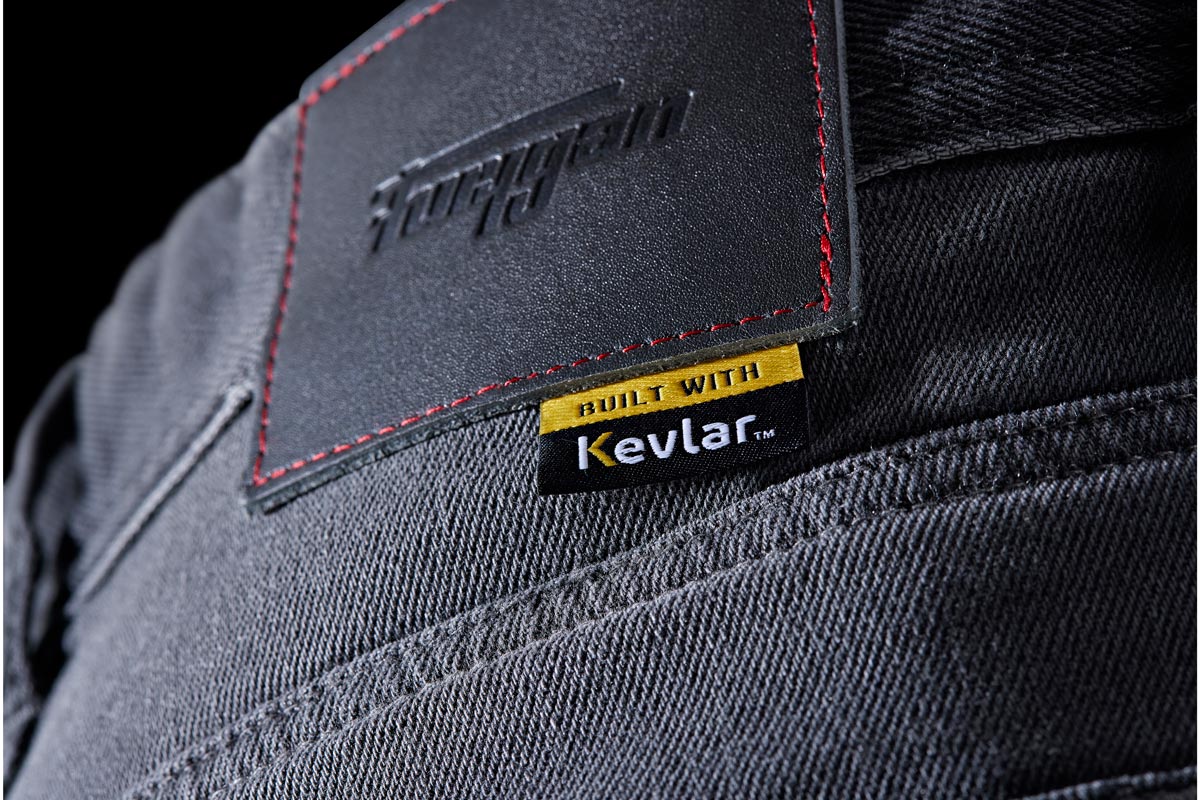 Pantalon Moto Furygan D12 X KEVLAR® STRAIGHT — Protection CE Niveau AA Gris - LE PRATIQUE DU MOTARD