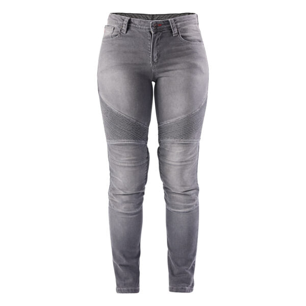 Pantalon Moto Femme Furygan PURDEY EVO SLIM Gris — CE A | Été - LE PRATIQUE DU MOTARD