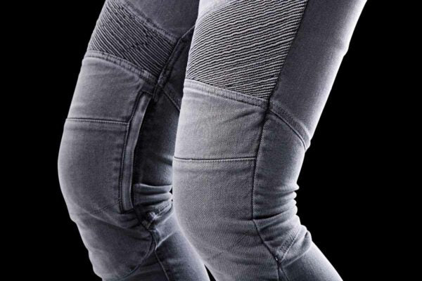 Pantalon Moto Femme Furygan PURDEY EVO SLIM Gris — CE A | Été - LE PRATIQUE DU MOTARD