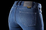 Pantalon Moto Furygan KATE X KEVLAR® STRAIGHT — Protection CE Niveau AAA Medium blue - LE PRATIQUE DU MOTARD