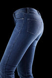 Pantalon Moto Furygan KATE X KEVLAR® STRAIGHT — Protection CE Niveau AAA Medium blue - LE PRATIQUE DU MOTARD