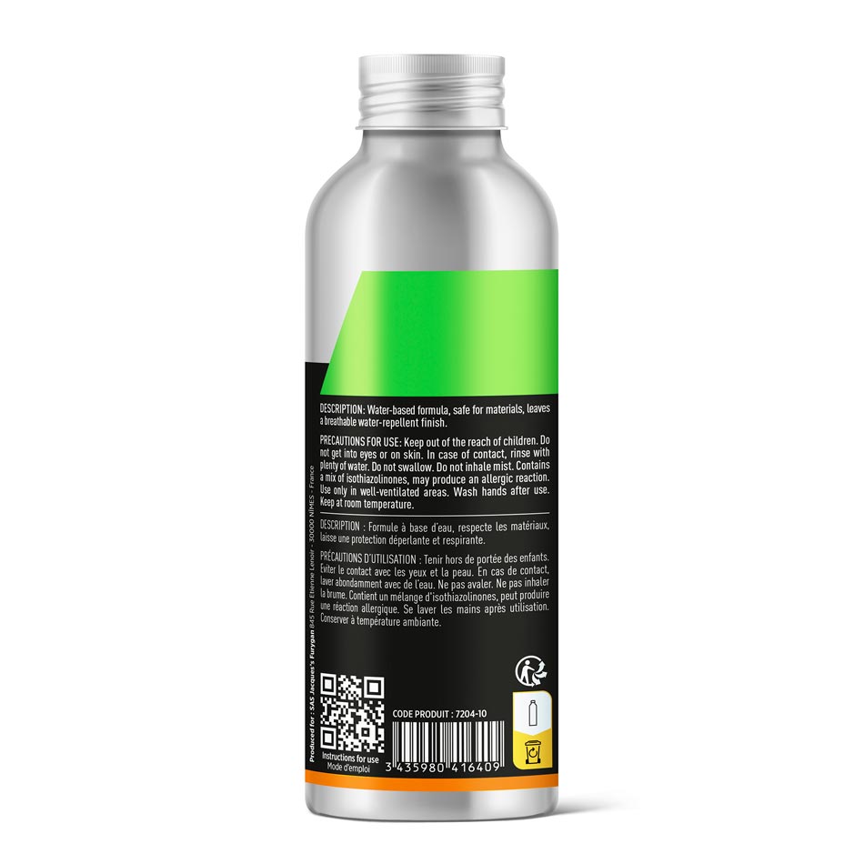 Imperméabilisant Moto Non Fluoré Textile & Nubuck 200 ml — Coloris Spécial, vue vue 2
