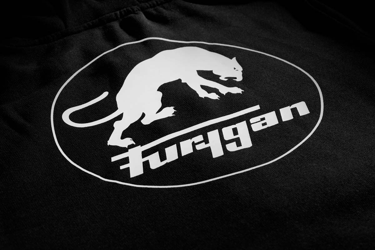CORPO ZIP HOODIE - Noir-Blanc
