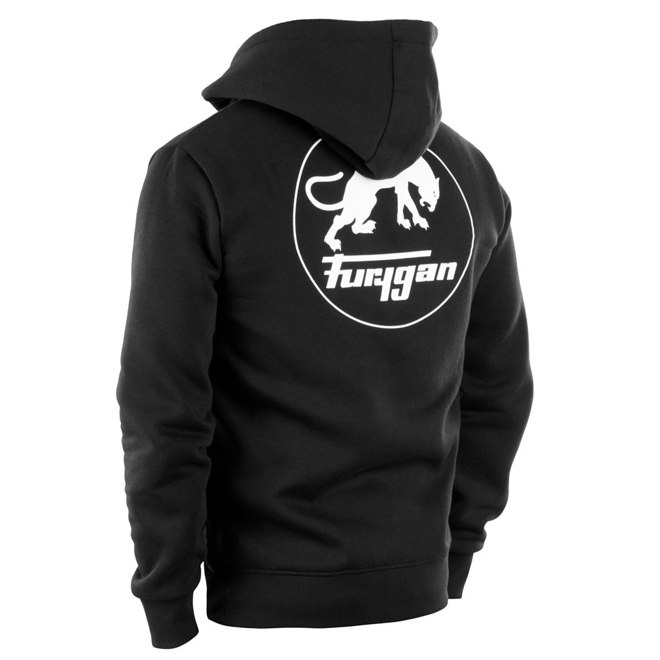 CORPO ZIP HOODIE - Noir-Blanc