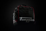 Sac Équipement Moto 45 L Casque & Bottes — Noir-Blanc-Rouge, vue detail 1