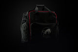 Sac Équipement Moto 45 L Casque & Bottes — Noir-Blanc-Rouge, vue detail 2
