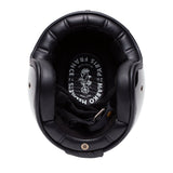 Casque Jet Vintage THE CLASSIC – Triple Black | Marko - LE PRATIQUE DU MOTARD