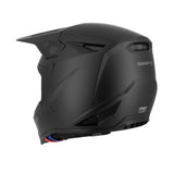 Casque cross Whip noir mat — vue trois-quarts arrière