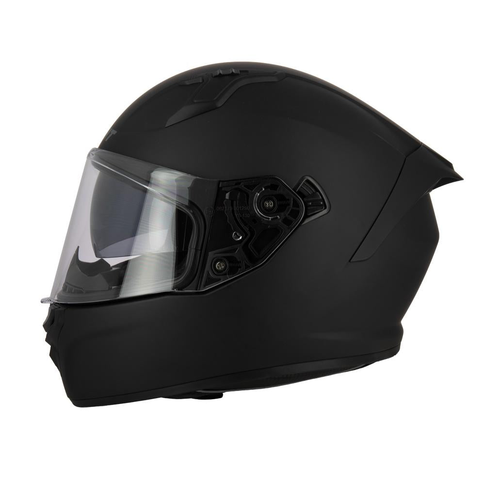 Casque intégral S443 Aero noir mat — vue de profil