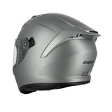 Casque intégral S443 Aero gris mat — vue trois-quarts arrière