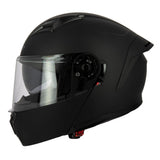Casque modulable S551 Dual Face noir mat — vue de profil
