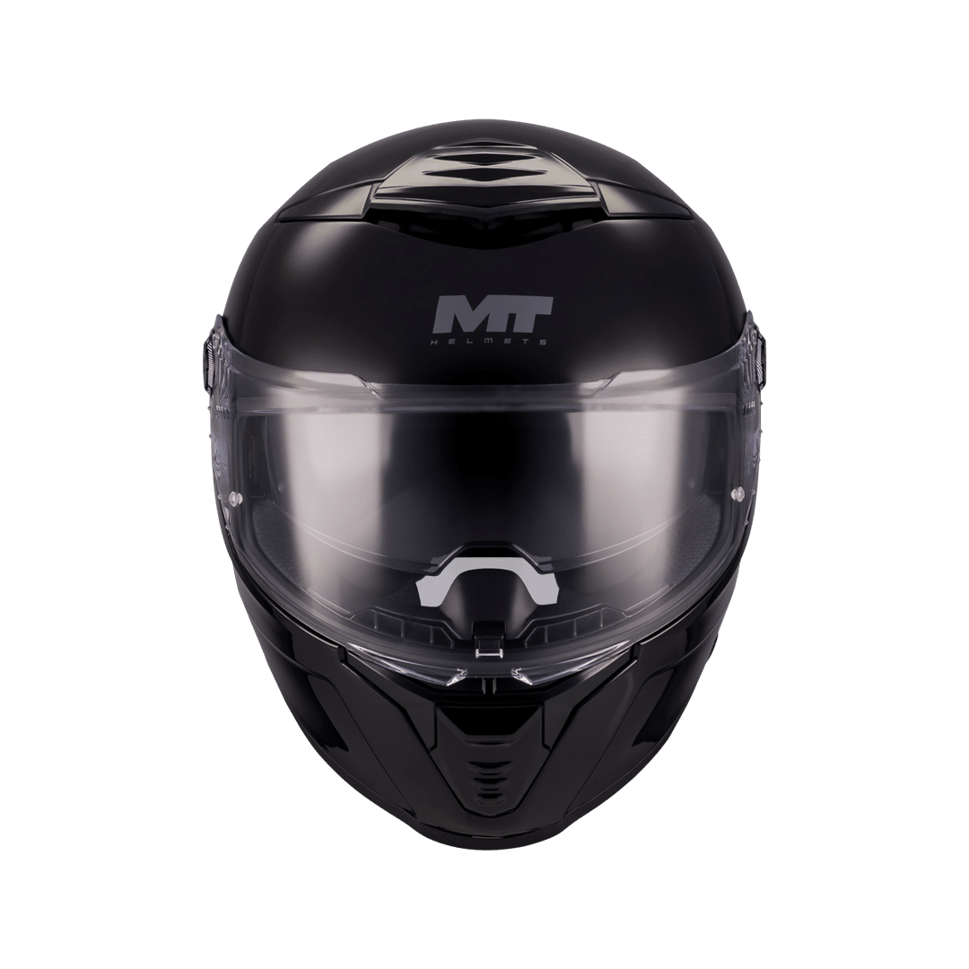 Casque intégral MT Thunder 4 SV Pure Noir Gloss — vue de côté — Le Pratique du Motard