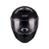 Casque intégral MT Thunder 4 SV Pure Noir Gloss — vue de côté — Le Pratique du Motard