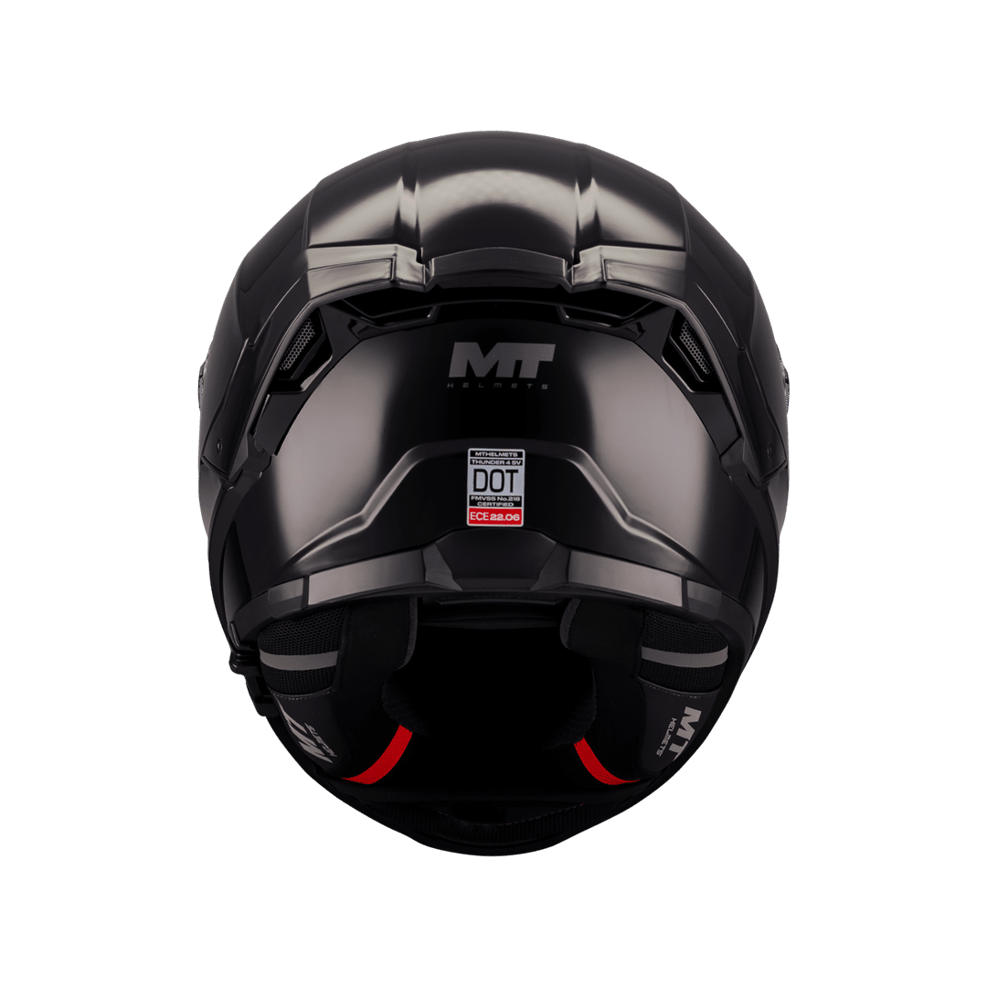 Casque intégral MT Thunder 4 SV Pure Noir Gloss — détail intérieur — Le Pratique du Motard