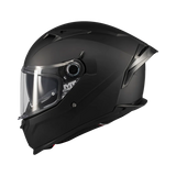 Casque intégral MT Braker SV noir mat, profil gauche visière transparente