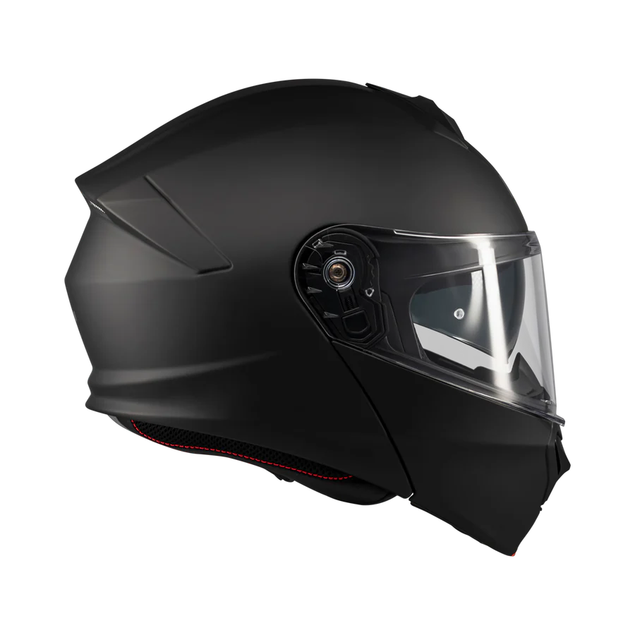 Casque modulable moto Genesis SV noir mat profil droit visière fermée
