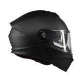 Casque modulable moto Genesis SV noir mat profil droit visière fermée