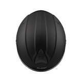 Casque modulable moto Genesis SV noir mat vue de dessus coque HIRP