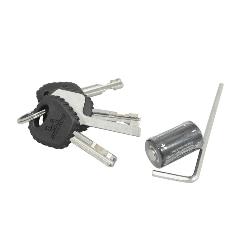 Antivol Bloque Disque Michelin Inox (Diam 10Mm) Avec Alarme Sonore 120 Db (Classe Sra) (Garantie 10 Ans)