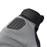 Gants moto hiver Sprint Hydroscud Noir/Gris — gros plan de l’insert de paume et de la patte du poignet