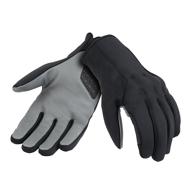 Gants moto hiver Sprint Hydroscud Femme Noir/Gris — la paire vue côté paume et côté dos